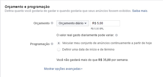 Sétimo passo para uma campanha de Facebook Ads para studios de pilates