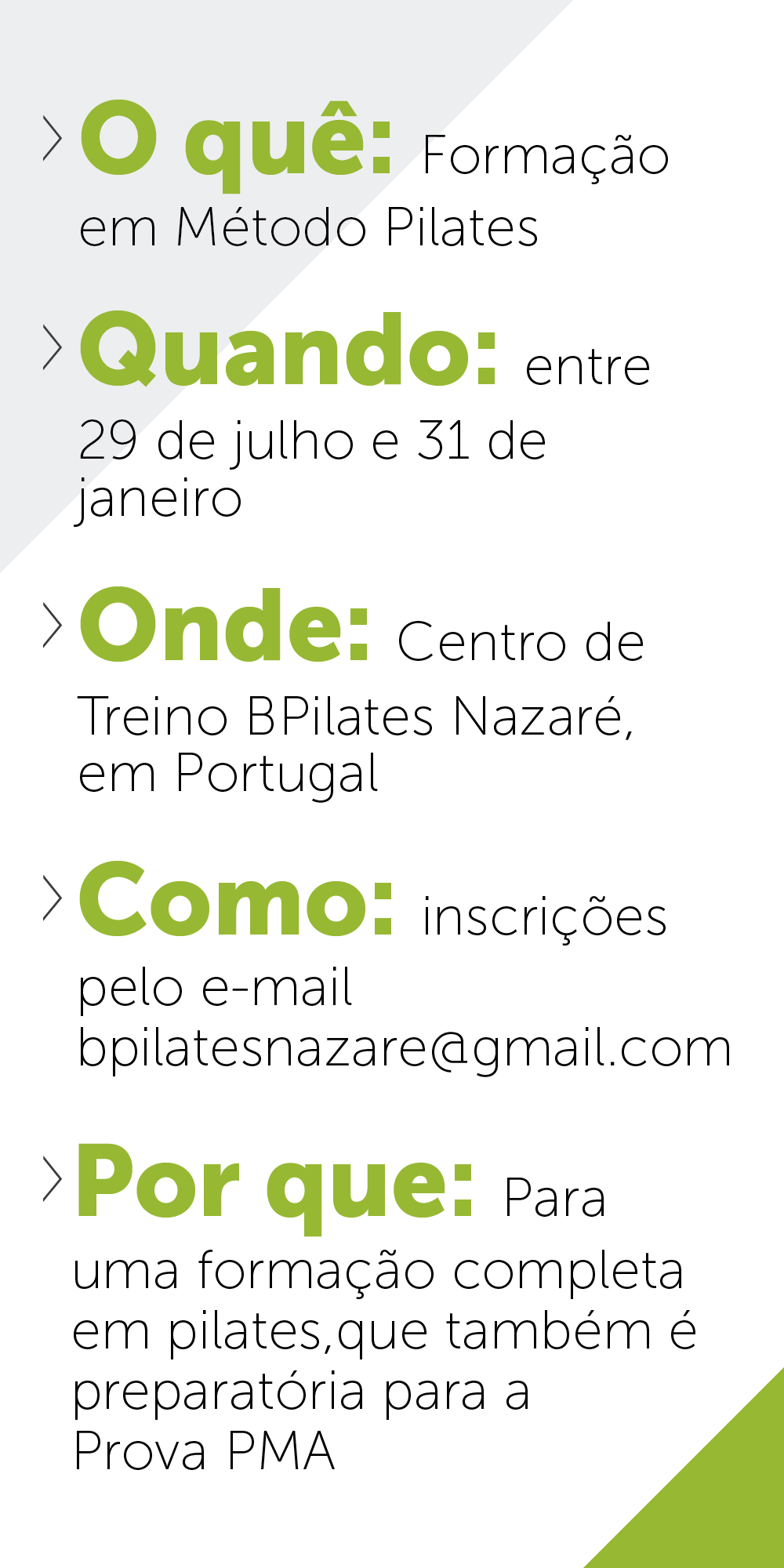 Box - Formação em Método Pilates em Portugal