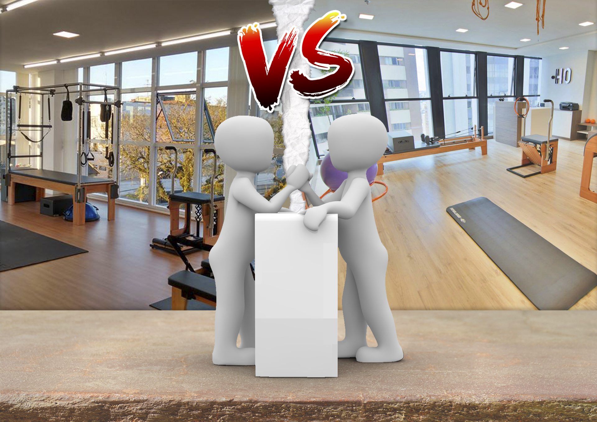 Concorrência entre studios de pilates