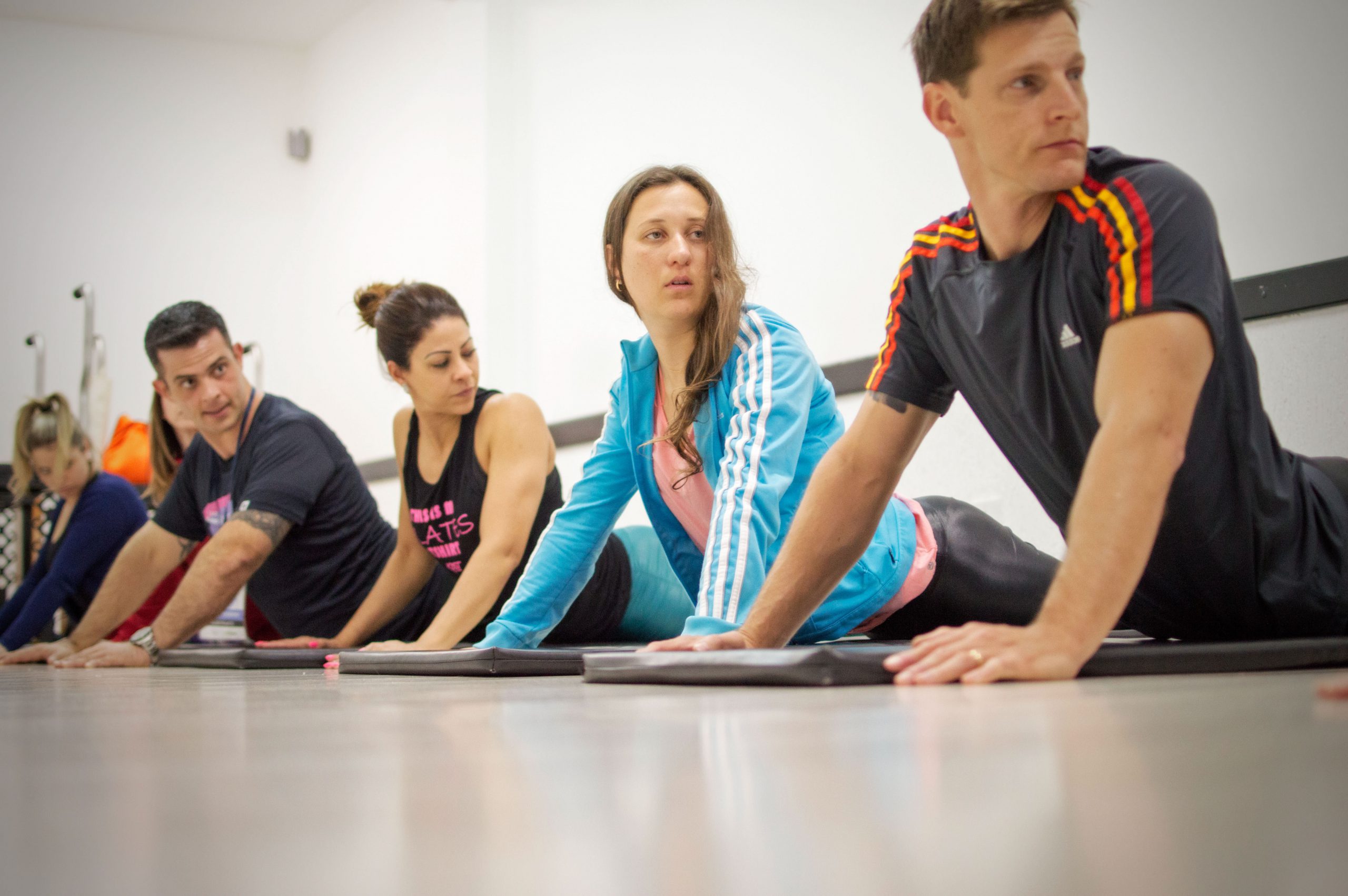 Aula de pilates solo