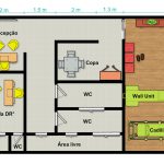 Layout ou planta baixa para montar um studio de pilates