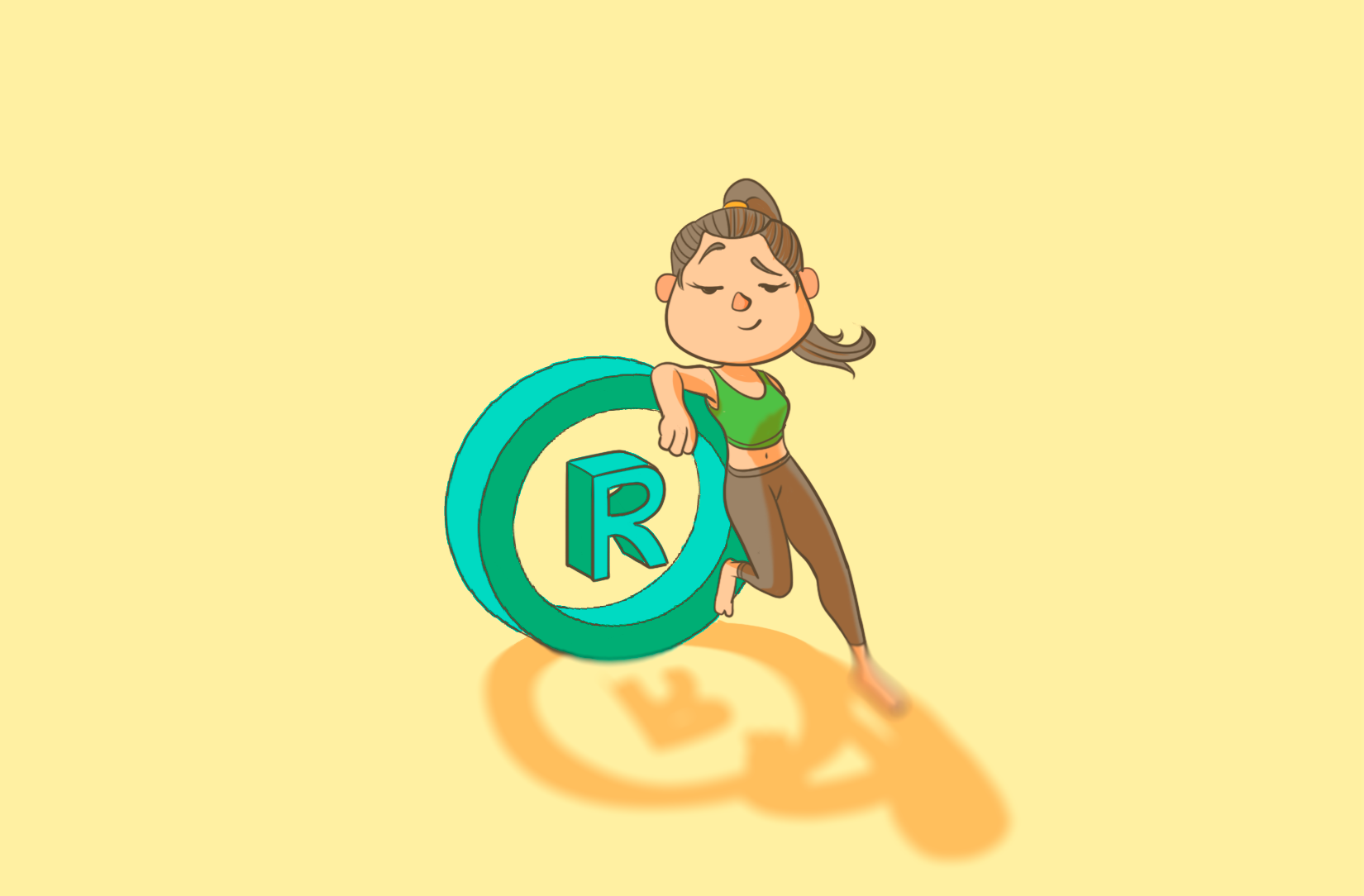 Marca registrada de um studio de pilates