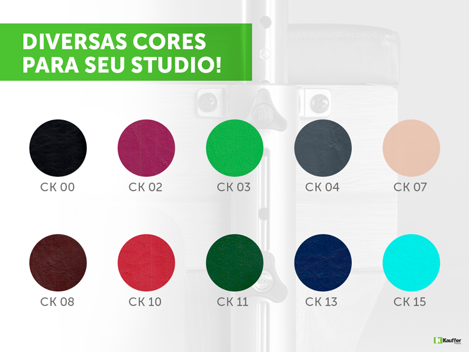 Cores para seu studio de pilates - Prancha de Molas Kolor Kauffer Pilates