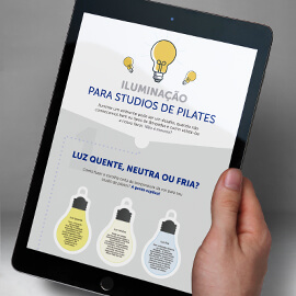 Iluminação para studio de Pilates
